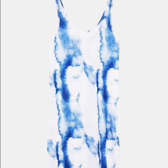 Zara tie-dye dress with gathered details - Picture 4 of 7